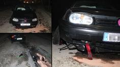 Opilec vjel, kam neměl. Zničil si auto, hrozí mu vězení! FOTO