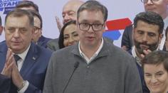 V srbských parlamentních volbách jasně vede strana prezidenta Vučiče