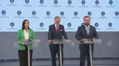 Tisková konference po jednání pětikoalice
