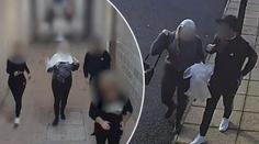 VIDEO: Zákazníci utíkali z kadeřnictví před policií, zachytila je kamera