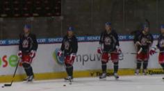 Hokejisté Rangers trénovali na Spartě, kouč Tortorella hráče nešetřil
