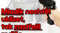 Chlapec kvůli úklidu zastřelil rodiče