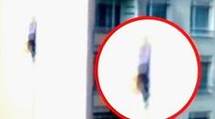 VIDEO: Český "Spiderman" se pověsil na hromosvod, utíkal před policií