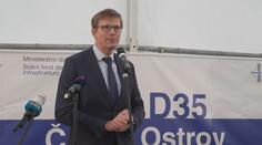 Dálnice D35 je zase o úsek delší. Celá má být dokončena v roce 2029