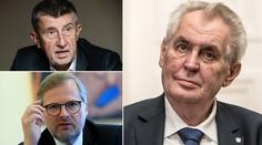 Prezident bude jednat s Babišem a Fialou. Hrad oznámil termíny