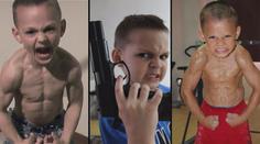 Video: Matka nutí malé syny denně hodiny posilovat! Je to normální?