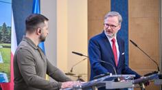Speciál: Volodymyr Zelenskyj se setkal s Fialou. Podepsali memorandum o spolupráci