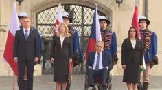 Miloš Zeman se v Bratislavě zúčastnil summitu prezidentů zemí V4