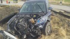 Srážka vlaku s autem na Třebíčsku uzavřela trať na několik hodin