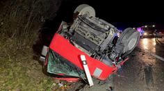 Hromadná nehoda několika aut na Teplicku. Uzavřená byla po srážce i D8