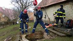 Hasiči zachránili býka z 15 metrové studny! Vážil 450 kg