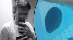 FOTO z bazénu smrti: Tato mřížka chránila potrubí, kde Adam zemřel