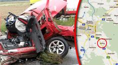 Hrůzná nehoda 4 aut: 1 mrtvý 7 raněných, silnice na Písek uzavřena