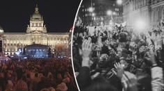 Vzpomínkové akce, průvody, plné ulice: Lidé oslavovali 30 let svobody