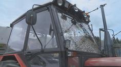 Střelba na traktor, v kabině seděl teprve desetiletý kluk!