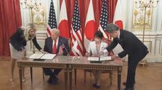 Trump složil kompliment japonské premiérce. Země uzavřely důležitou dohodu