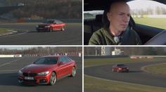NA OKRUHU: Promrzlý asfalt autodromu v Mostě a BMW 440i