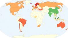 Mapa PRVNÍHO SEXU: Kde na něj čekají nejdéle? Jak jsou na tom Češi?