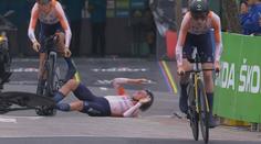 Hororová nehoda nizozemské cyklistky. V časovce upadla a zlomila si loket