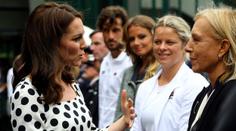 Vévodkyně Kate na Wimbledonu: Setkala se i s Navrátilovou! VIDEO