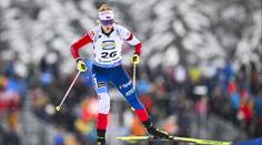 Biatlonová ženská štafeta doběhla na sedmém místě. Jislová drtivě finišovala