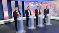 Lídři čtyř stran bojovali o poslední voliče. Podívejte se na záznam debaty
