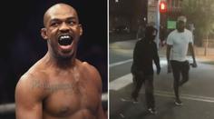 Hrdinský čin: Šampion UFC Jones se postavil partičce zahalených vandalů
