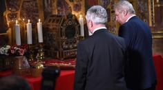 Zeman odemkl korunovační klenoty. Letos to zvládl bez virózy