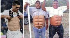 Mít břišní svaly jako Ronaldo? Jak na to, ukázali fandové z Mexika!