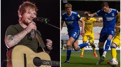 Zpěvák Ed Sheeran je štědrým fanouškem, stal se sponzorem klubu