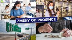 ZMĚNY OD PROSINCE: Peníze navíc, otevřené obchody a změny v dopravě