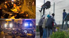 Peklo v Calais: 1700 uprchlíků zničilo ploty a vtrhlo do tunelu!