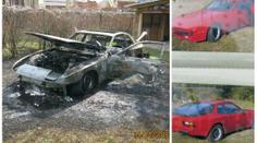 Hýčkané Porsche 944 za půl milionu shořelo za 10 minut