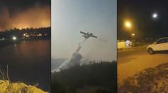 U chorvatské pláže zuřil obrovský požár! Hasiči evakuovali tisíce lidí