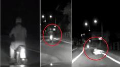 Zběsilá honička: Motorkář vyklopil spolujezdce, přesto nezastavil