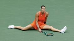 Sabalenková pyká za chování ve finále US Open. Pokutu dostal i Svrčina