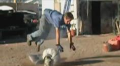 VIDEO: Katapult osob s použitím airbagu