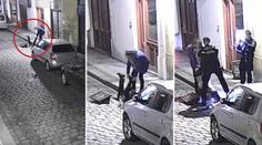 Opilý mladík uvízl v kanále, ven ho museli tahat strážníci! VIDEO