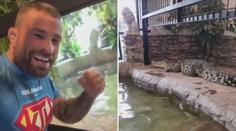 Vémola rozšířil svou zoo! Ke lvovi si pořídil dva obrovské krokodýly