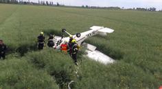 V Praze havarovalo letadlo! Při nehodě se zranil jeden muž