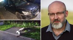 Starosta Mělníka boural opilý! Smetl lavičku, kde sedávají děti