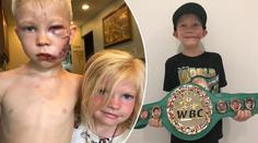 Šestiletý hrdina se stal nejmladším držitelem boxerského pásu WBC
