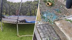 Drsné počasí natropilo paseku na východě Česka. Zničené jsou zahrady i auta