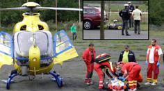 Muž a dítě v motokáře narazili do osobního vozu