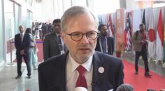 České firmy mají v Indii dobrou pověst, říká Fiala. Se svým protějškem řešili rozvoj vztahů