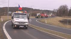 Protesty zemědělců v České Lípě: Úředníci před námi utekli, zlobí se
