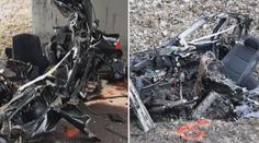 Mladíci rozpůlili při nehodě auto o pilíř mostu, oba jsou po smrti