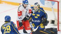 Čeští hokejisté prohráli se Švédském 2:3. Na olympiádu pojedou bez výhry