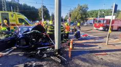 Tragédie v Praze! Ženu se po nehodě snažili oživit několik desítek minut