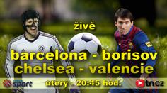 LIGA MISTRŮ ŽIVĚ: Viděli jste výhru Chelsea a Barcelony